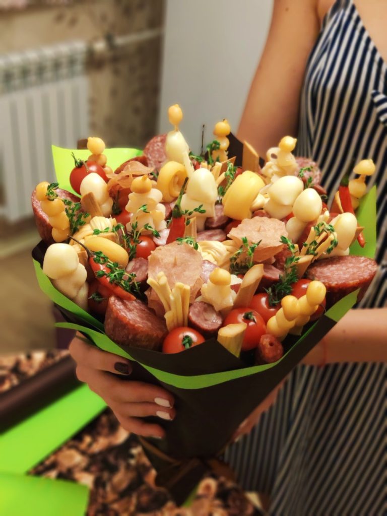 Съедобный Букет 35. Мужской букет. Вкусный безалкогольный